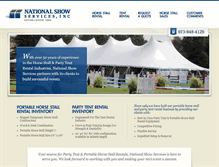 Tablet Screenshot of nationalshow.com